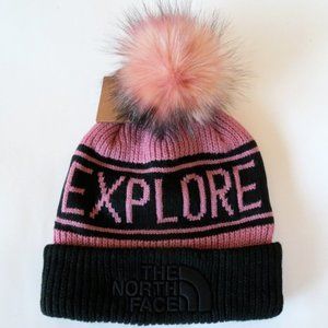 The North Face Beanie Handmade in USA Pom
